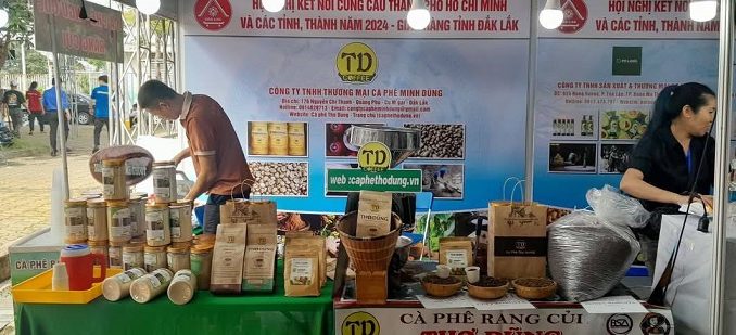 Sản phẩm cà phê rang củi Thơ Dũng